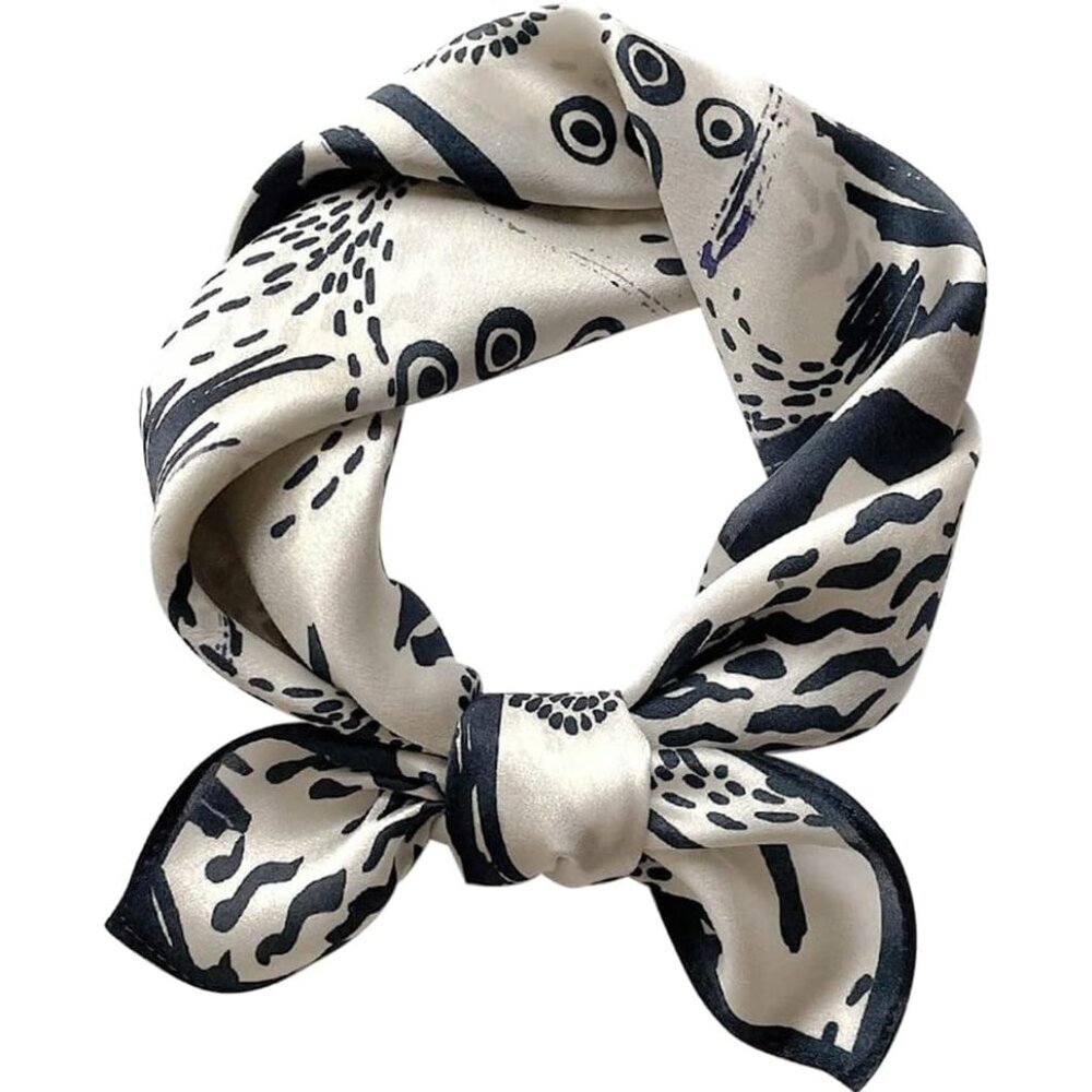100% Mulberry Silk Scarfs Small Square Scarf " x " Neck Scarf Breathable Lightwe